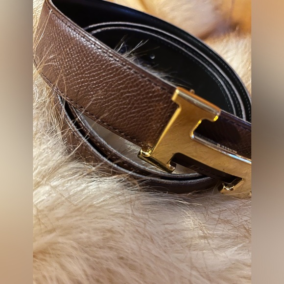 🎁HERMÈS Reversible H Belt Kit Size 100 : L unisex men women - Picture 4 of 8